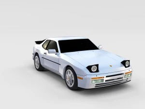 porsche 944 pack 3D Model