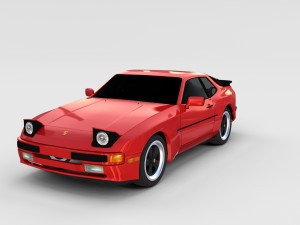 porsche 944 pack 3D Model
