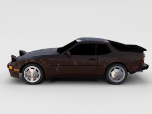 porsche 944 pack 3D Model