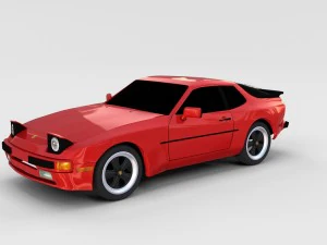 porsche 944 pack 3D Model