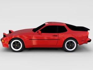porsche 944 pack 3D Model