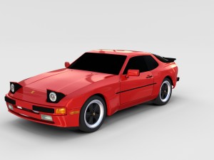 porsche 944 pack 3D Model