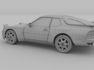 porsche 944 pack 3D Model