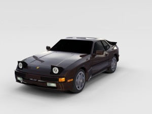 porsche 944 pack 3D Model