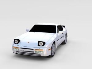 porsche 944 pack 3D Model