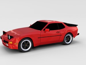 porsche 944 pack 3D Model