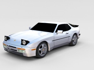 porsche 944 pack 3D Model