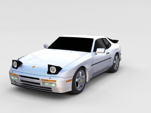 porsche 944 pack 3D Model