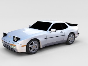 porsche 944 pack 3D Model
