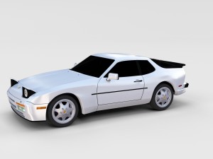 porsche 944 pack 3D Model