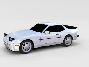 porsche 944 pack 3D Model