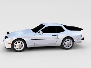 porsche 944 pack 3D Model