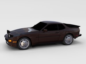 porsche 944 pack 3D Model