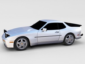 porsche 944 pack 3D Model