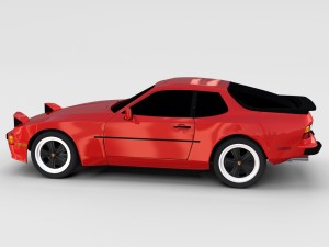 porsche 944 pack 3D Model