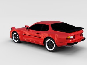 porsche 944 pack 3D Model