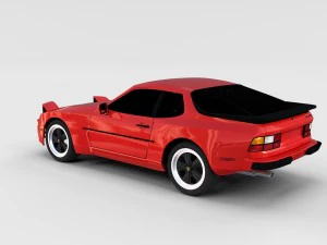 porsche 944 pack 3D Model