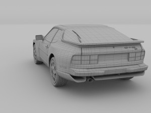 porsche 944 pack 3D Model