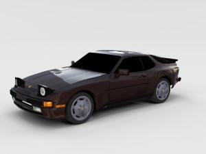 porsche 944 pack 3D Model