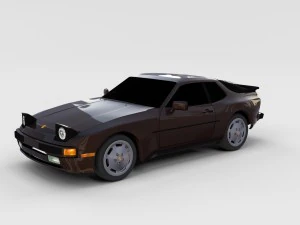 porsche 944 pack 3D Model