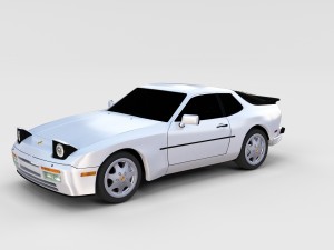 porsche 944 pack 3D Model