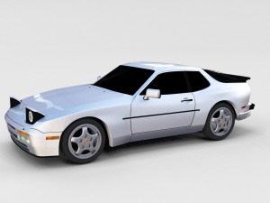 porsche 944 pack 3D Model