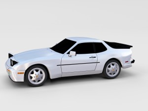 porsche 944 pack 3D Model