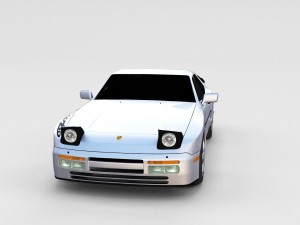 porsche 944 pack 3D Model