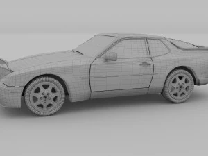 porsche 944 pack 3D Model