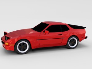 porsche 944 pack 3D Model