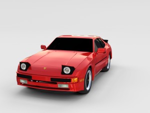 porsche 944 pack 3D Model