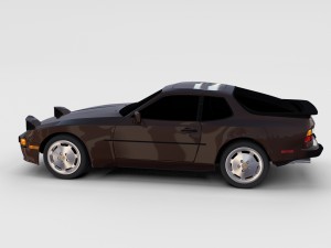 porsche 944 pack 3D Model