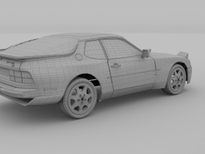 porsche 944 pack 3D Model