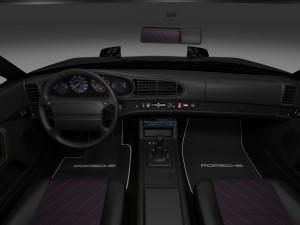 porsche 944 with interior pack 3D Model