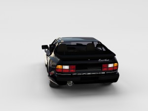 porsche 944 with interior pack 3D Model