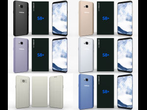 samsung galaxy s8 plus pack Model 3D
