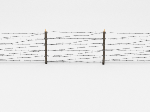 barb wire obstacle 8 3Dモデル