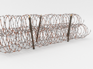 barb wire obstacle 14 3D Модель