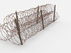 barb wire obstacle 14 3D Модель