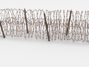 barb wire obstacle 14 3D Модель