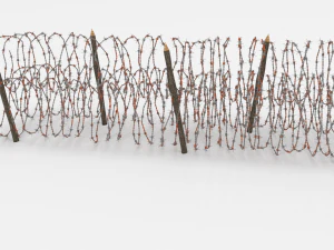 barb wire obstacle 14 3D Model