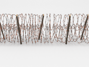 barb wire obstacle 14 3D Модель