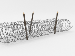 barb wire obstacle 15 3D Модель