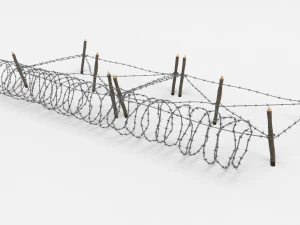 ostacolo del filo spinato 19 Modello 3D