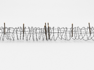 barb wire obstacle 19 3D मॉडल