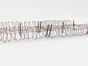 barb wire obstacle 22 3D Model