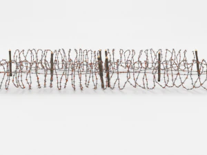 barb wire obstacle 22 3D Model
