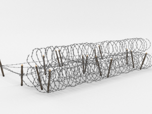barb wire obstacle 23 3D Model