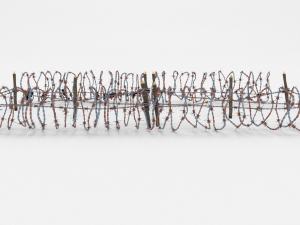 low poly barb wire obstacle 22 3D Модель