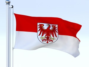 animated brandenburg german state flag Modèle 3D